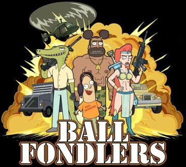 Rick and Morty Ball Fondlers Dames T-shirt - Zwart - L
