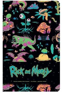 Rick and Morty Deluxe Hardcover Ruled Journal