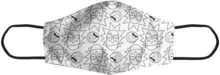 Rick And Morty Face Mask - L