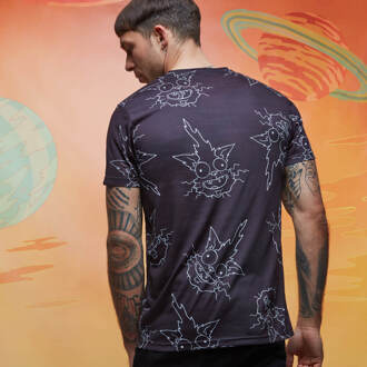 Rick and Morty Faces all-over-print t-shirt - Zwart - XXL