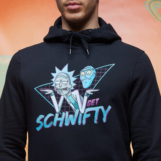 Rick and Morty Get Schwifty hoodie - Zwart - XXL