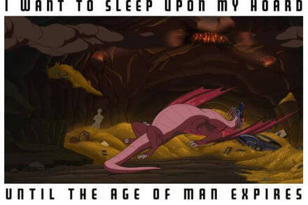 Rick and Morty I Want To Sleep Upon My Hoard Women's T-Shirt - White - XXL Wit