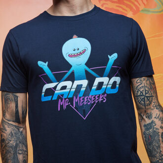 Rick and Morty Meeseeks Can Do t-shirt - Navy - L