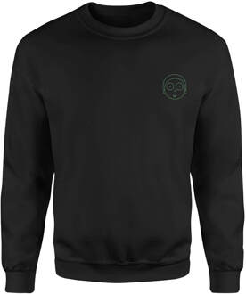 Rick and Morty Morty Embroidered Unisex Sweatshirt - Black - M