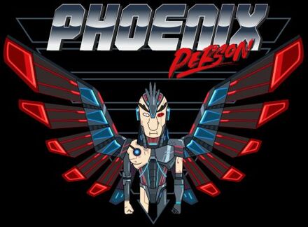 Rick and Morty Phoenix Person t-shirt - Zwart - M