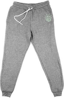 Rick and Morty Rick Embroidered Unisex Joggers - Grey - L