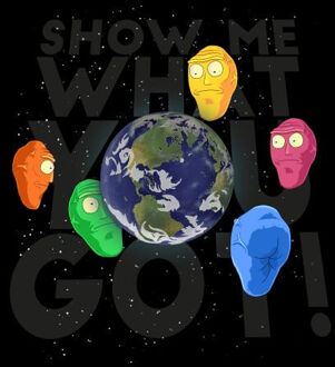Rick and Morty Show Me What You Got Dames T-shirt - Zwart - L