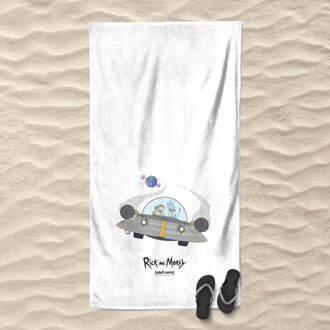 Rick and Morty Spaceship Beach Towel