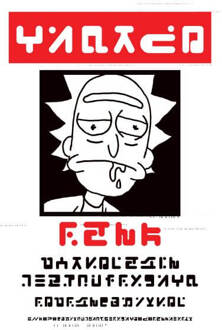 Rick and Morty Wanted Rick Dames T-shirt - Wit - S