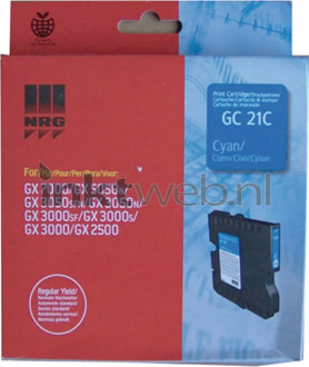 Ricoh gel cartridge GC21C cyaan, 1000 pagina's - OEM: 405533