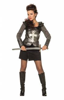 Ridder dame jurk grijs Zilver - Grijs