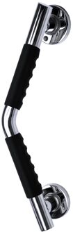 Ridder Handgreep Ken M 48cm Glanzend Chroom Zwart Met Antislip Grip