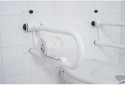 Ridder Leo Toiletrolhouder voor Toiletbeugel - Wit