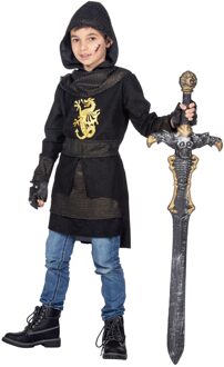 Ridder Tuniek Zwart/Goud Kind
