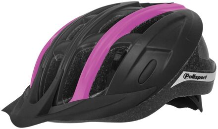 ride in fietshelm m 54-58cm zwart/fuchsia Multikleur