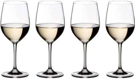 Riedel Vinum Viognier/Chardonnay Wijnglazen - Set van 4 Transparant