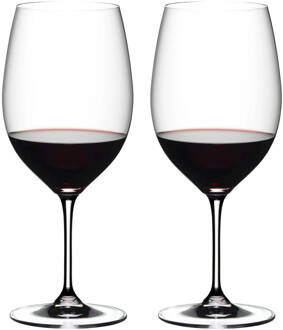 Riedel Wijnglazen Vinum Bordeaux 0,61 L - 2 st. Transparant