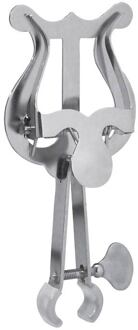 Riedl 316-NK trompetharp trompetharp, met verstelbare buisklem, nikkel, kleine harp