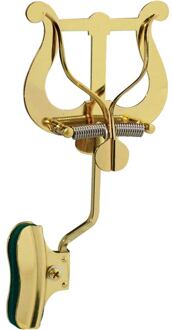 Riedl 340-MS tromboneharp tromboneharp, met bekerklem, messing gelakt, grote harp