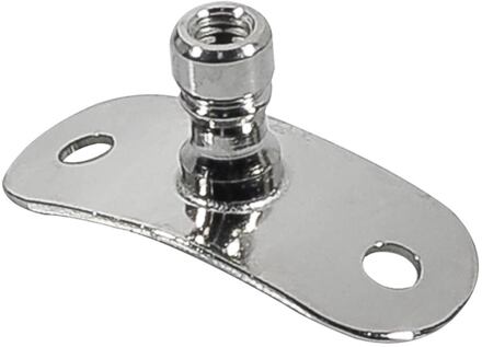 Riedl RIEDL-2 montagestuk voor polsriem dwarsfluitharp montagestuk voor polsriem dwarsfluitharp, 2 gaten, nikkel