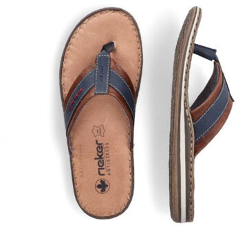 Rieker 21072 14-denim-marron Blauw - 45