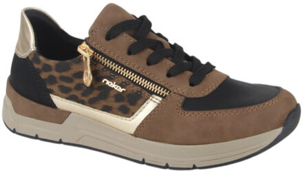 Rieker 58902-24 dames sneakers Bruin - 40
