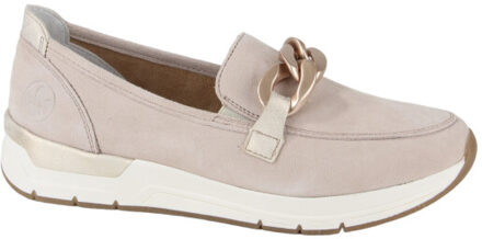 Rieker 58944-60 dames instappers sportief Beige - 39