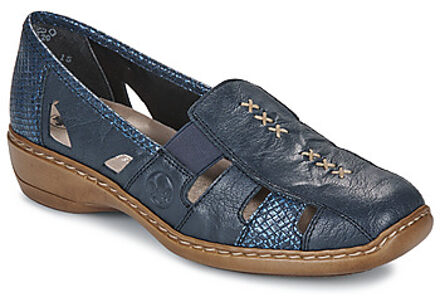 Rieker Ballerina's Rieker 41385-15" Blauw - 36,37,38,39,40,41