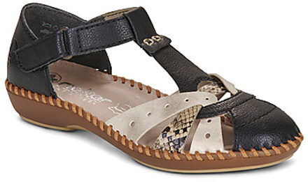 Rieker Ballerina's Rieker M1655-00" Zwart - 36,37,38,39,40,41