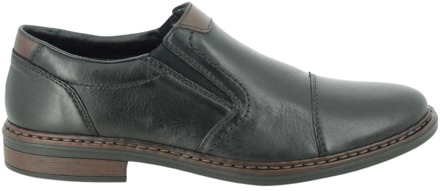 Rieker Casual leren flats Rieker , Black , Heren - 42 Eu,44 Eu,46 Eu,41 Eu,43 Eu,40 Eu,45 EU