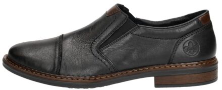 Rieker Comfortabele leren instappers voor heren Rieker , Black , Heren - 45 Eu,44 EU