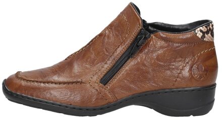 Rieker Comfortabele leren veterschoen voor dames Rieker , Brown , Dames - 38 Eu,37 Eu,40 Eu,41 EU