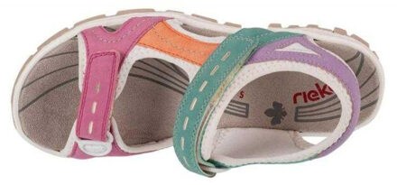 Rieker Dames open teen sandalen Veelkleurig - 38