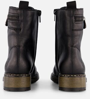 Rieker dames veterboot - Zwart - Maat 42