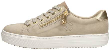 Rieker Dames Veterschoenen Beige - 42