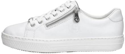 Rieker Dames Veterschoenen Wit - 36