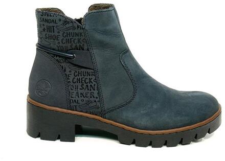 Rieker enkelboot Rieker , Blue , Dames - 38 Eu,41 Eu,39 Eu,36 Eu,37 EU