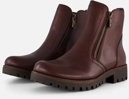 Rieker Enkellaarsjes cognac Synthetisch - 36,37,38,39,40,41,42,43