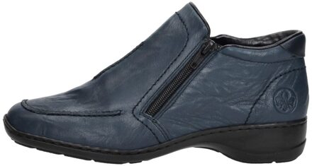 Rieker Enkellaarsjes Plat Blauw - 36
