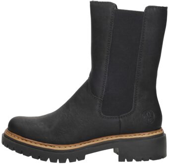 Rieker Enkellaarsjes Plat Zwart - 40