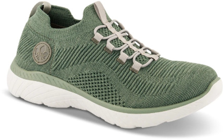 Rieker Groene Sneakers met Comfort en Flexibiliteit Rieker , Green , Dames - 41 Eu,40 Eu,39 Eu,37 Eu,36 EU