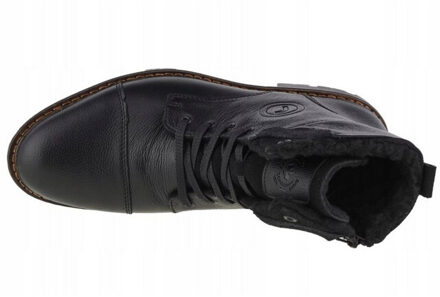 Rieker Heren ecologisch leren enkellaarsjes Zwart - 42