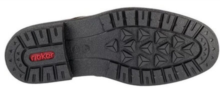 Rieker Heren leren trainers Bruin - 43
