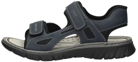 Rieker heren sandaal - Zwart - Maat 41