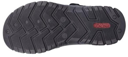 Rieker heren sandaal - Zwart - Maat 42