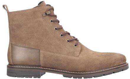 Rieker Heren Suède Veterboot Rieker , Gray , Heren - 42 Eu,46 Eu,43 Eu,44 Eu,45 Eu,41 Eu,40 EU