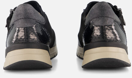 Rieker Instappers zwart Synthetisch - 36,37,38,39,40,41,42,43