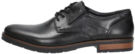 Rieker Klassieke leren veterschoen Rieker , Black , Heren - 45 Eu,40 Eu,44 Eu,42 EU