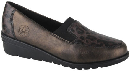 Rieker L5351-90 dames instappers gekleed Zilver - 41