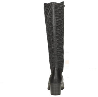 Rieker Lange Laars Dames Zwart